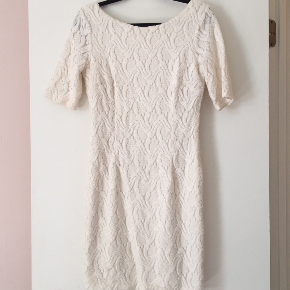 Cream Ann Taylor Dress